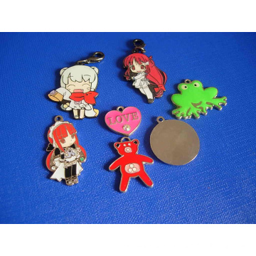 Cartoon Metal Badge for Promotion Accessoires pour porte-clés (GZHY-CY-024)